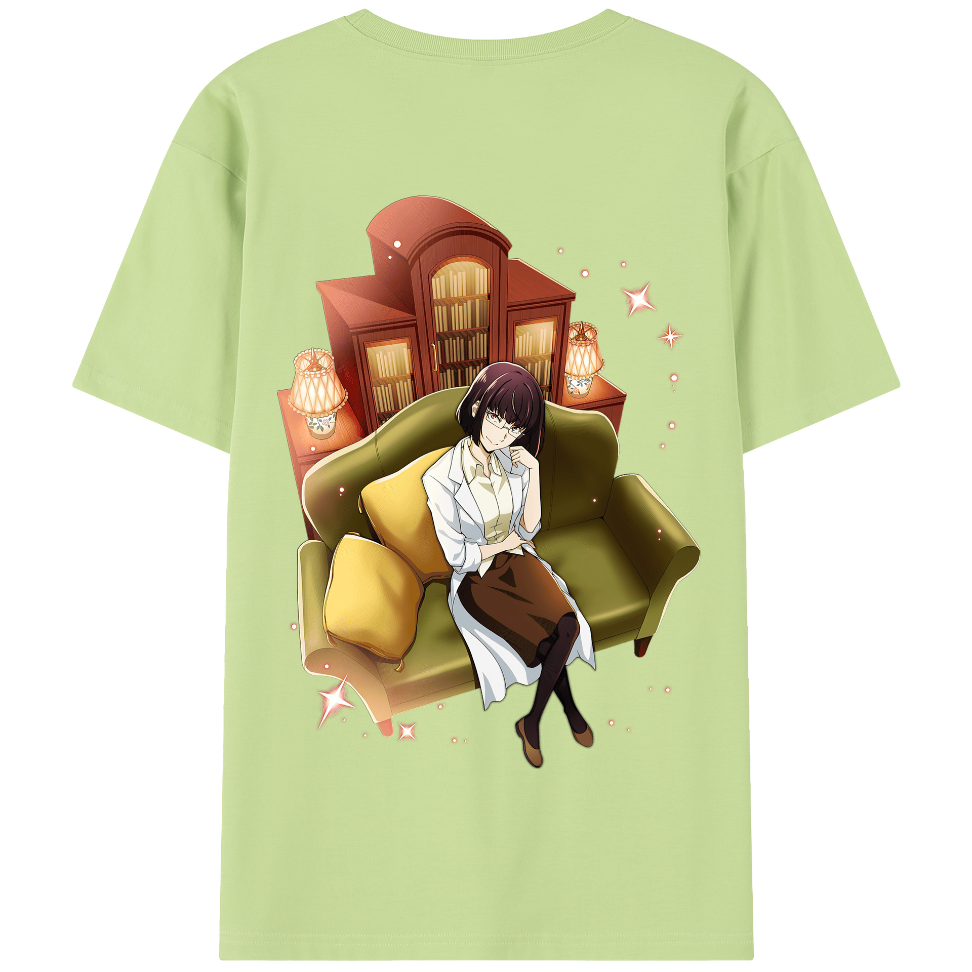 （画像用） 文豪ストレイドッグス Bungo Stray Dogs 綿100％半袖Tシャツ（背面プリント）